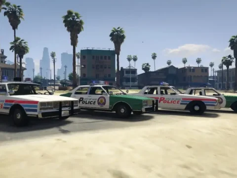 Police cars from Vice City