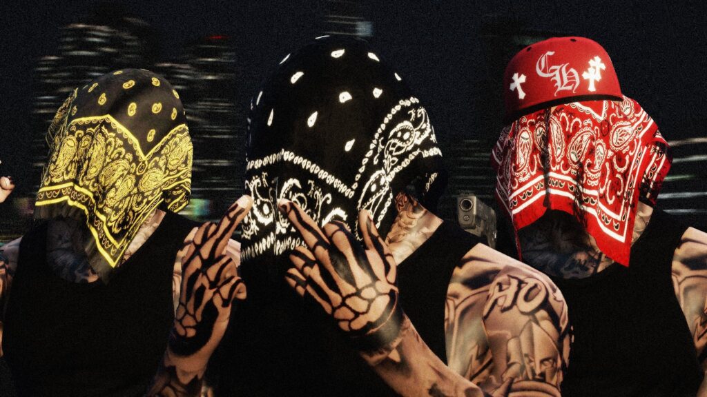 UK Drill masks with bandana For Franklin