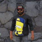 Pack clothes for franklin (moncler supreme) V1.0