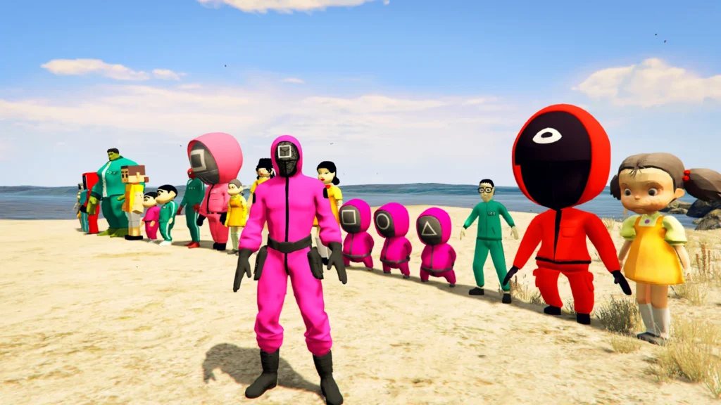 squid game square pink soldier 1.0