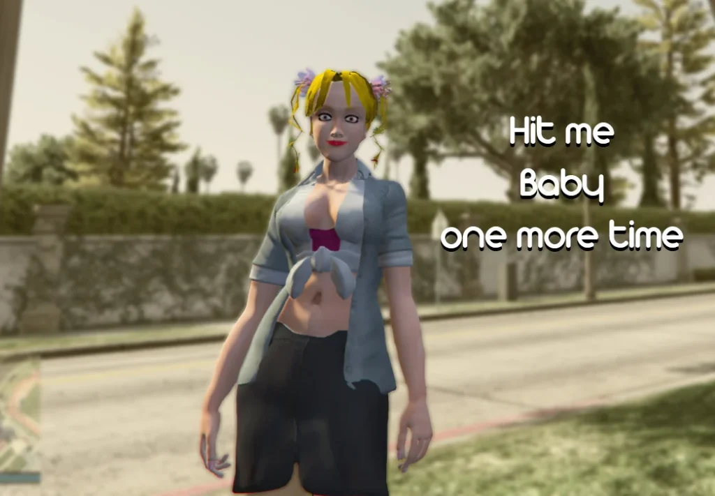 Britney Spears - Baby one more time outfit (Add-On ped) V1.0