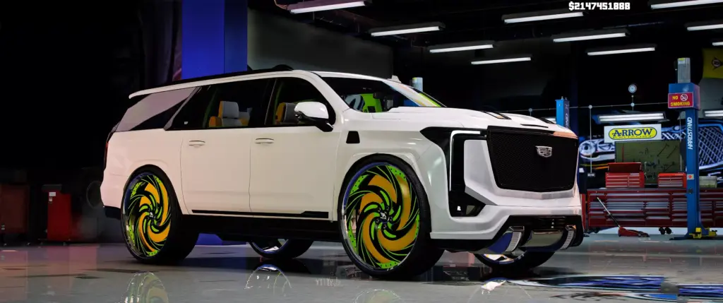 Cadillac Escalade Concept on floaters Donk 2025