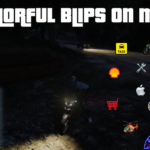 Colorful Blips on Map 1.0