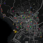 Colorful Blips on Map 1.02