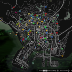Colorful Blips on Map 1.03