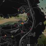 Colorful Blips on Map 1.06