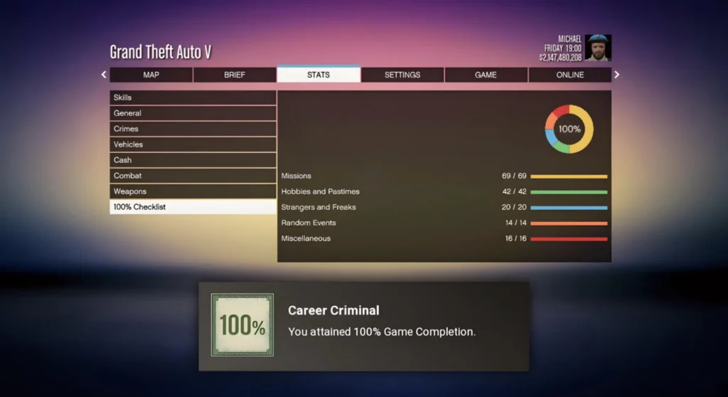 100% Complete Save Game File