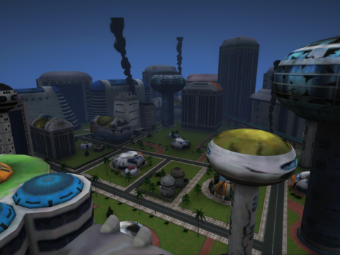 DBZ Destroyed West City Map [Addon-Prop]