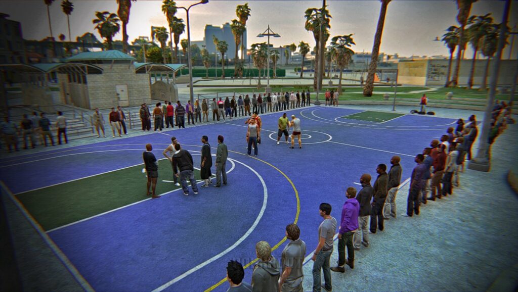GTA V Basketball in Vespucci Beach 1