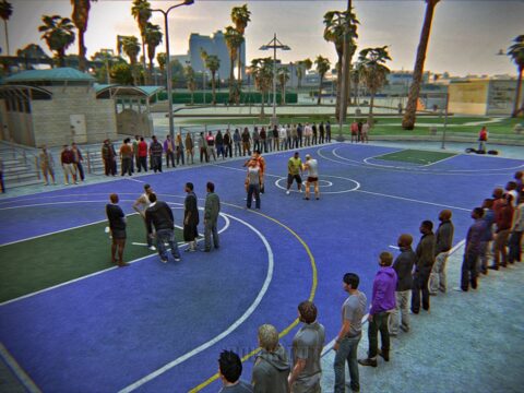 GTA V Basketball in Vespucci Beach 1