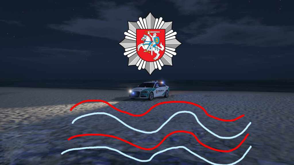 Lithuanian police sirens