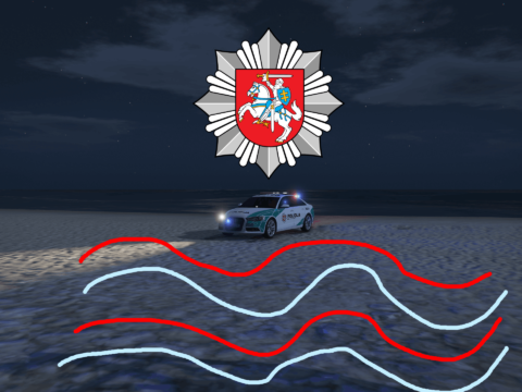 Lithuanian police sirens