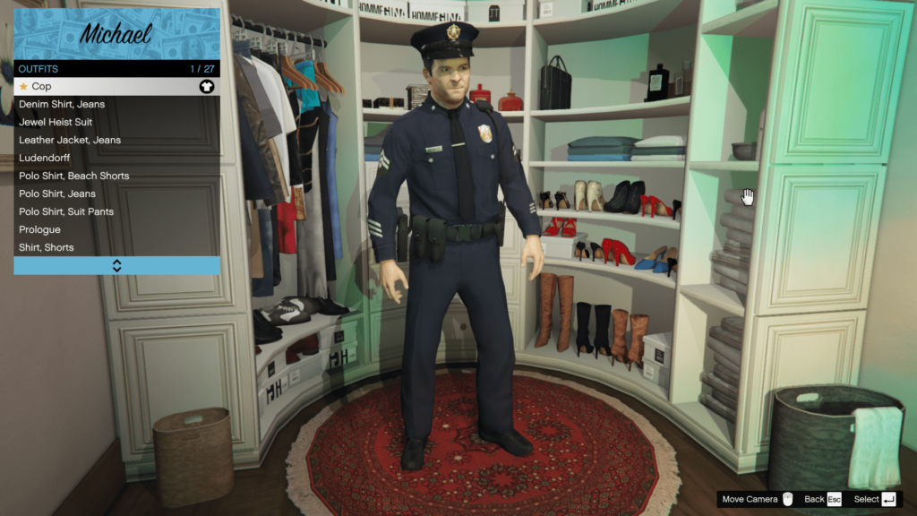 Michael Beta Cop Outfit DLC [Add-On | Wardrobe] V1.0