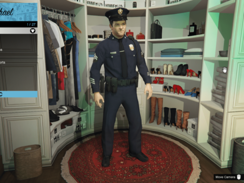 Michael Beta Cop Outfit DLC [Add-On | Wardrobe] V1.0