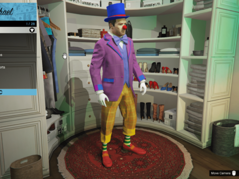 Michael Clown Outfit DLC [Add-On | Wardrobe] V1.0