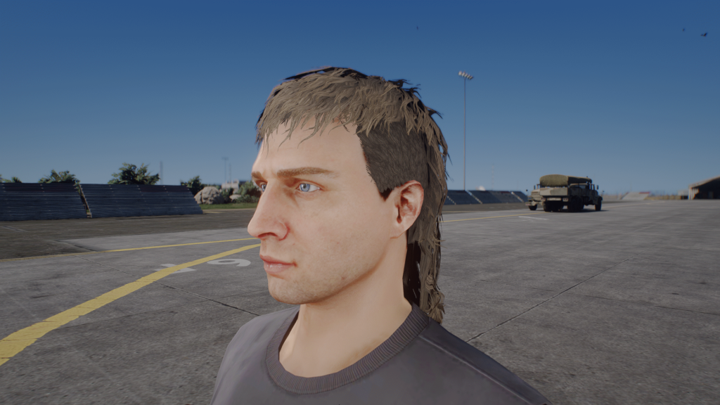 Mullet Hair for MP Male