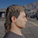 Mullet Hair for MP Male2