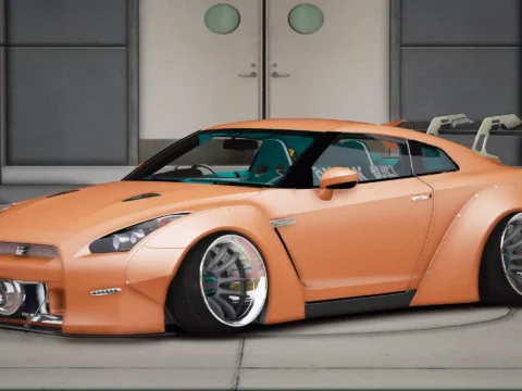 Nissan GTR R35 Custom Turbo Liberty Walk