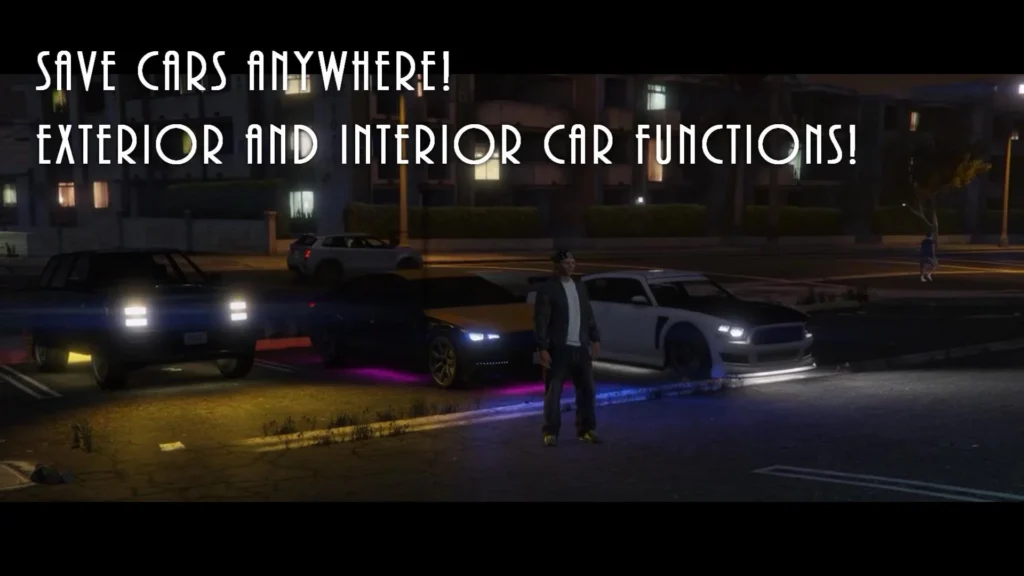 Park Anywhere! (Car Saving ANDExterior/interior Functions) V1.1