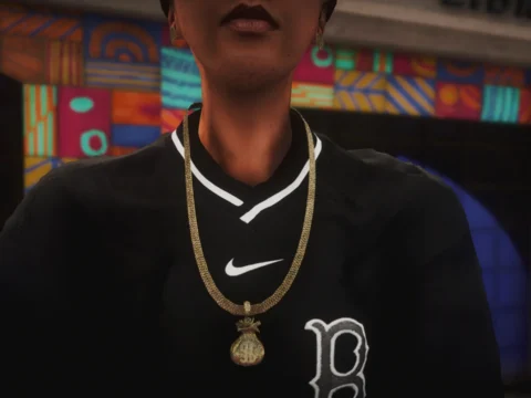 Rollie Money-Bag Gold Chain For MP Male 1.0