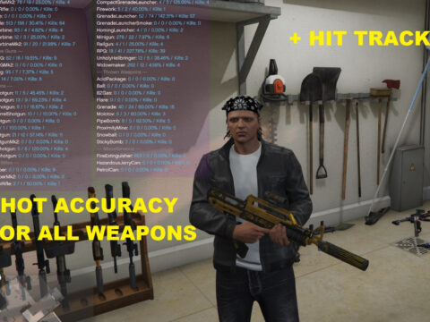 Shot Accuracy Menu For All Weapons And Hit Tracking