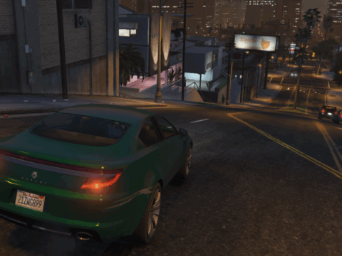 Simple speedometer in km/h and mph 1.3