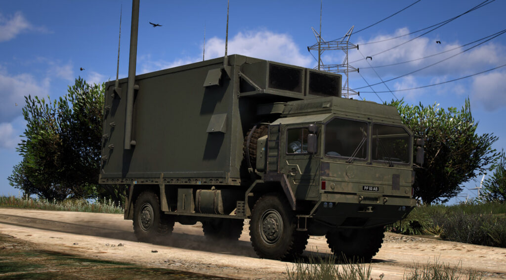 Sky Sabre Command Truck British Army [Add-On] V1.0