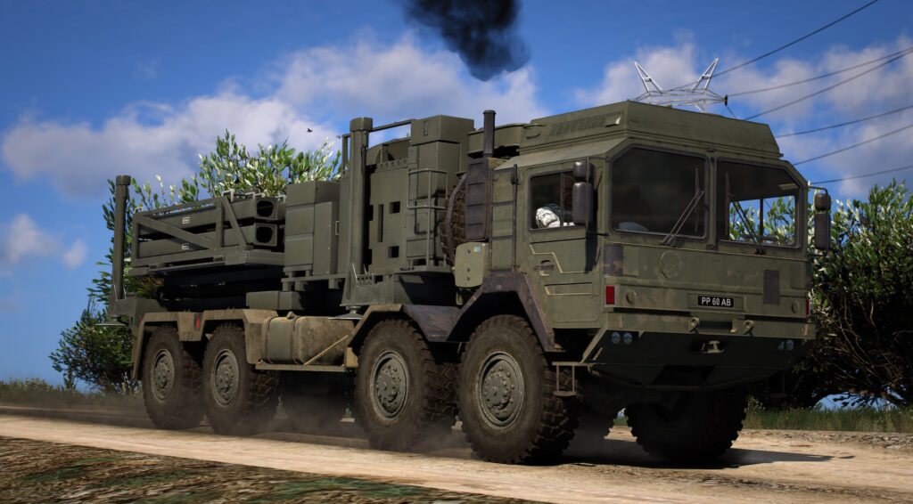 Sky Sabre Missile Launcher Truck British Army [Add-On | Animated] V1.0