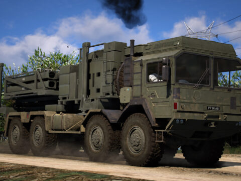 Sky Sabre Missile Launcher Truck British Army [Add-On | Animated] V1.0
