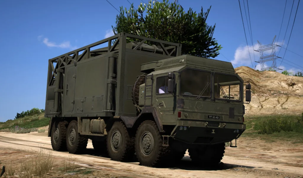 Sky Sabre Radar Truck British Army [Add-On | Animated] V1.0