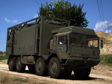 Sky Sabre Radar Truck British Army [Add-On | Animated] V1.0