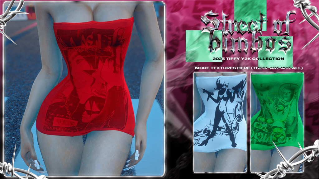 Street Of Bimbos Dress For Tiffy Females V1.0