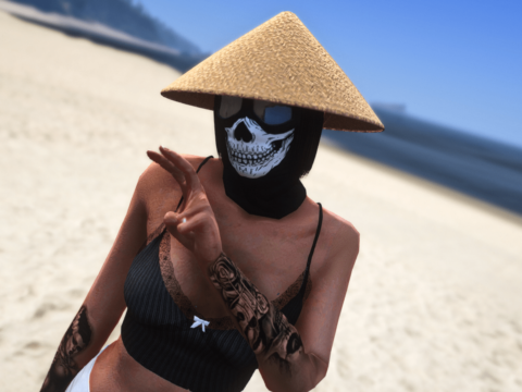 Traditional Asian Conical/Rice Hat [ MP MALE & MP FEMALE ] 1.0
