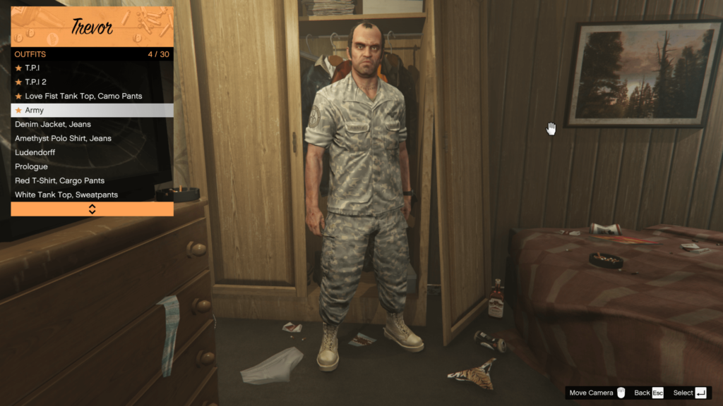 Trevor Army Outfit DLC