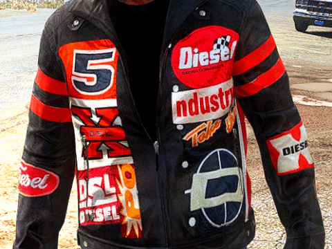 Trevor Philips Jackets Harley Davidson Diesel