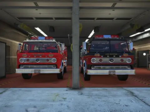 1980 Ford C-8000 Firetruck [Add-On | NON-ELS | VehFuncs V | Template] V1.0