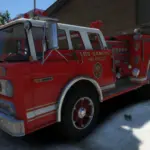 1980 Ford C-8000 Firetruck [Add-On | NON-ELS | VehFuncs V | Template] V1.0