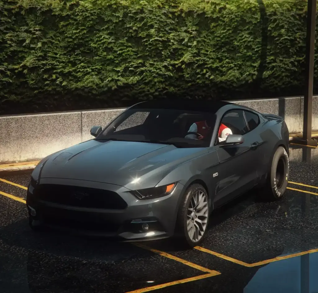 2015 Mustang GT on Rear Hoosier's