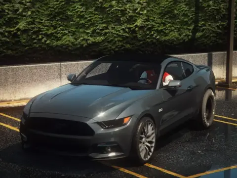 2015 Mustang GT on Rear Hoosier's