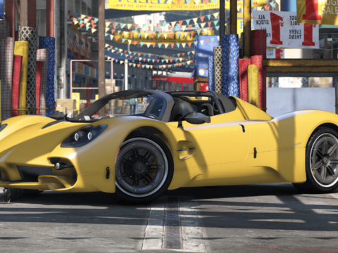2024 Pagani Utopia Roadster [Add-On / Fivem / AutoSpoiler / Unlocked] V1.0