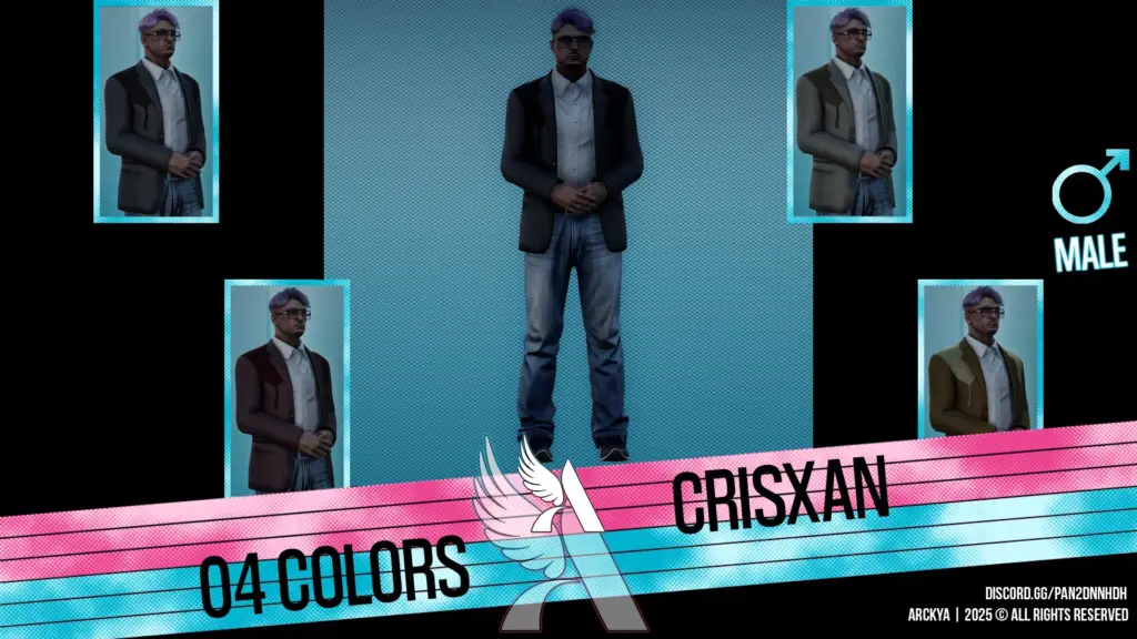 4 Textures Western Coat blazer - CRISXAN