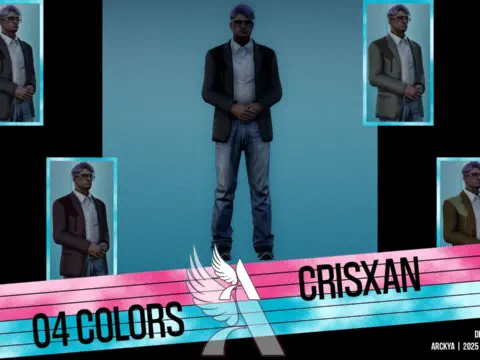 4 Textures Western Coat blazer - CRISXAN