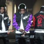 BAPE Satin Varsity Jacket 1.0