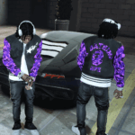 BAPE Satin Varsity Jacket 1.05