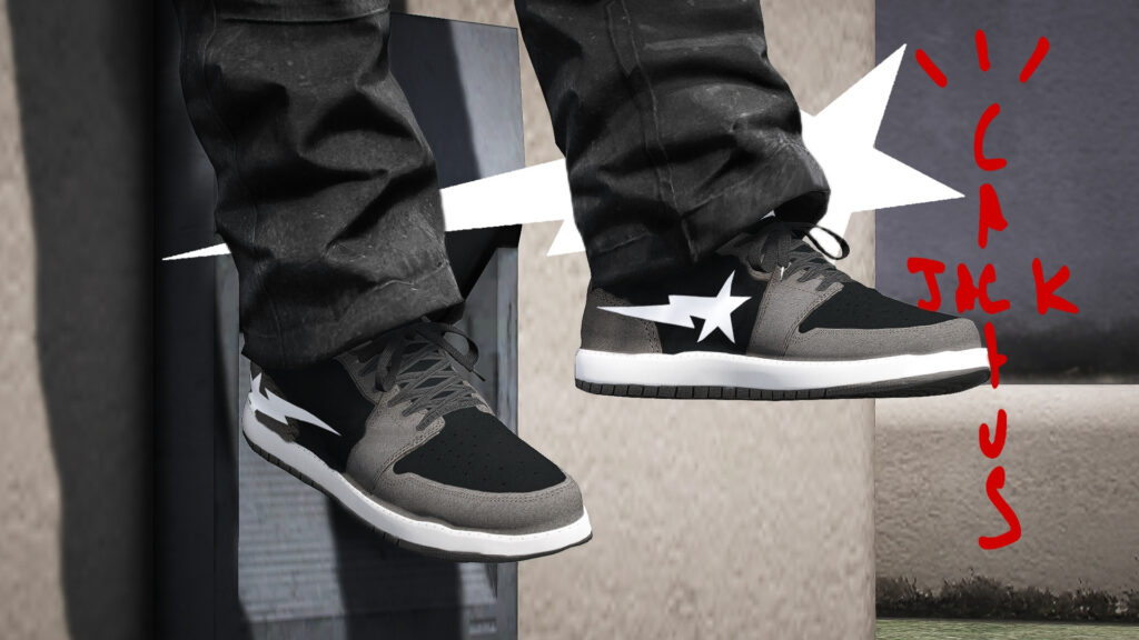 Bapesta travis scott For Franklin 1.0