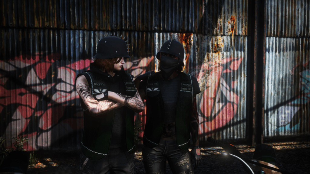 Black Ivy MC Kuttes for MP Female 1.0