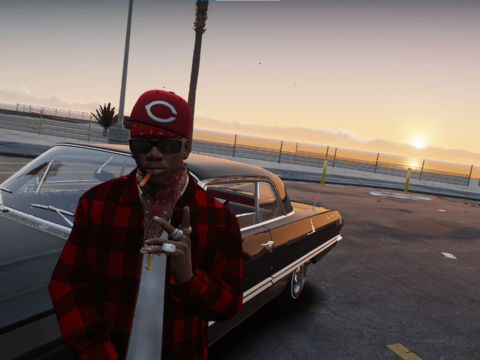 Bloods/Piru Team Hats V1.0