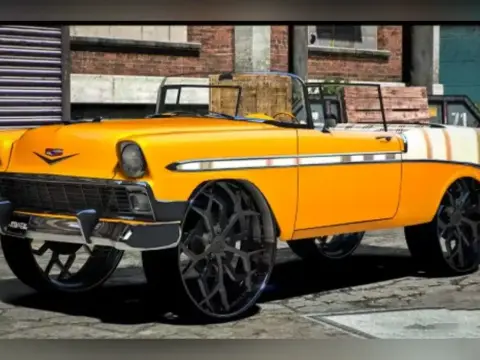 Chevy Belair 28s Donk