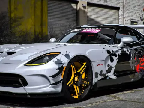 Dodge Viper ACR on Forgiatos