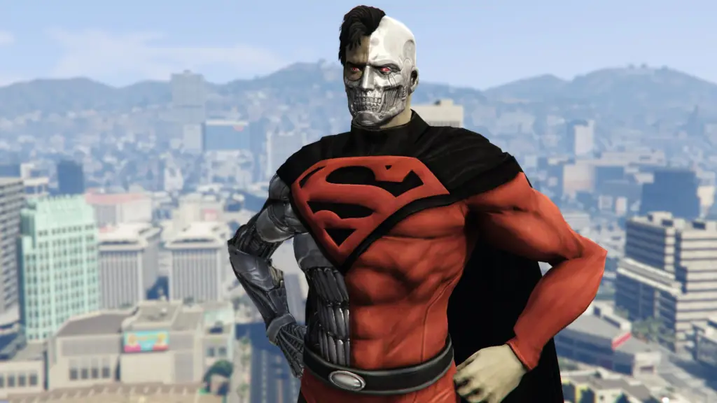 Injustice Cyborg Superman [Add-On Ped] V1.0